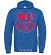 Men`s hoodie BARCELONA royal фото