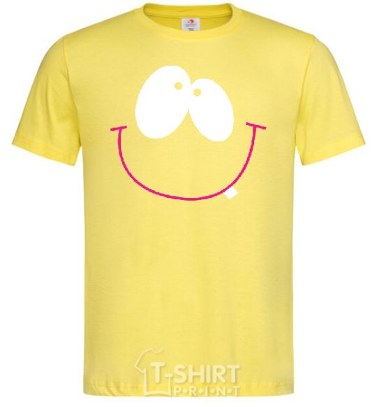 Men's T-Shirt DREAMY SMILE cornsilk фото