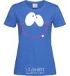 Women's T-shirt DREAMY SMILE royal-blue фото