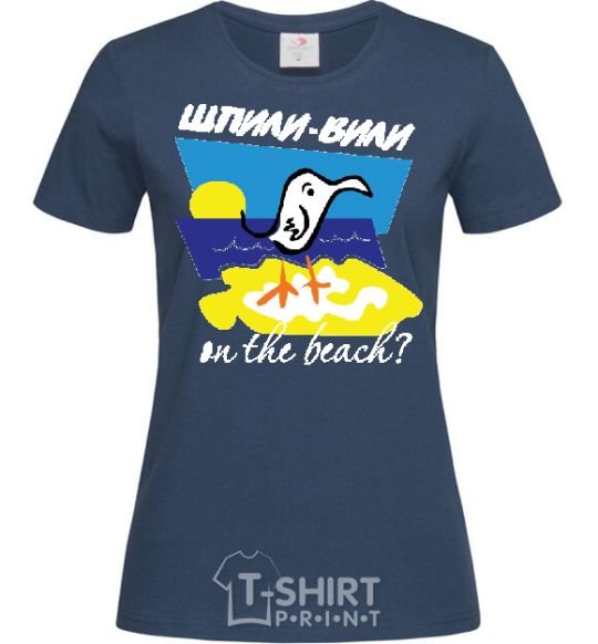 Women's T-shirt SPEELY WILEY navy-blue фото