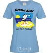 Women's T-shirt SPEELY WILEY sky-blue фото