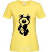 Women's T-shirt Lucky Olympic bear cornsilk фото