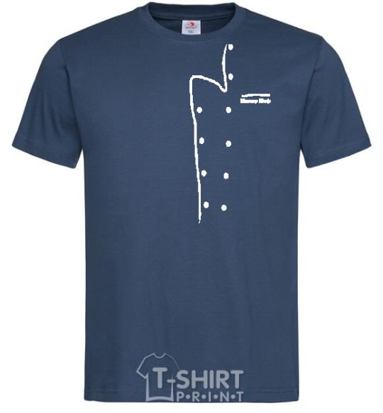 Men's T-Shirt MASTER CHEF navy-blue фото