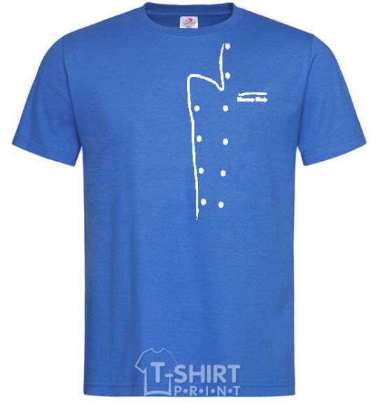 Men's T-Shirt MASTER CHEF royal-blue фото