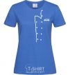 Women's T-shirt MASTER CHEF royal-blue фото