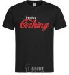 Men's T-Shirt I ENJOY COOKING black фото