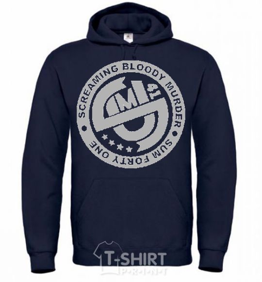 Men`s hoodie SUM 41 navy-blue фото