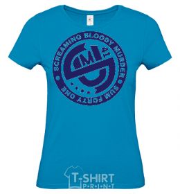 Women's T-shirt SUM 41 sky-blue фото