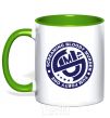 Mug with a colored handle SUM 41 kelly-green фото