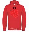 Men`s hoodie GREEN DAY bright-red фото