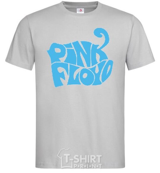 Мужская футболка PINK FLOYD графити Серый фото