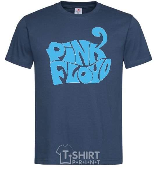 Мужская футболка PINK FLOYD графити Темно-синий фото