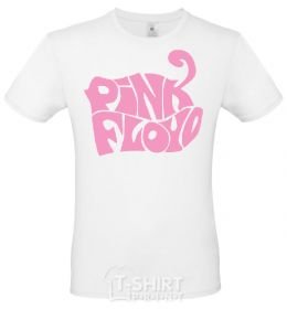 Men's T-Shirt PINK FLOYD graphics White фото