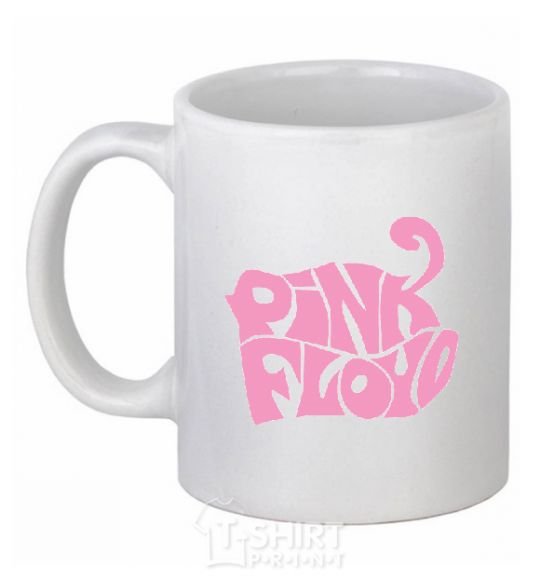 Ceramic mug PINK FLOYD graphics White фото