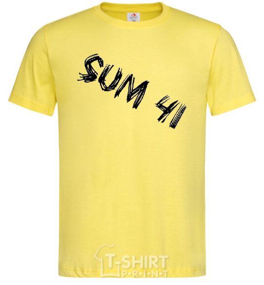 Мужская футболка SUM41 Лимонный фото