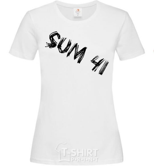 Women's T-shirt SUM41 White фото