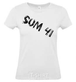 Women's T-shirt SUM41 White фото