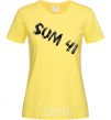 Women's T-shirt SUM41 cornsilk фото