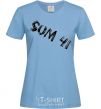 Women's T-shirt SUM41 sky-blue фото