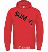 Men`s hoodie SUM41 bright-red фото