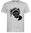 Men's T-Shirt PUNKS NOT DEАD grey фото