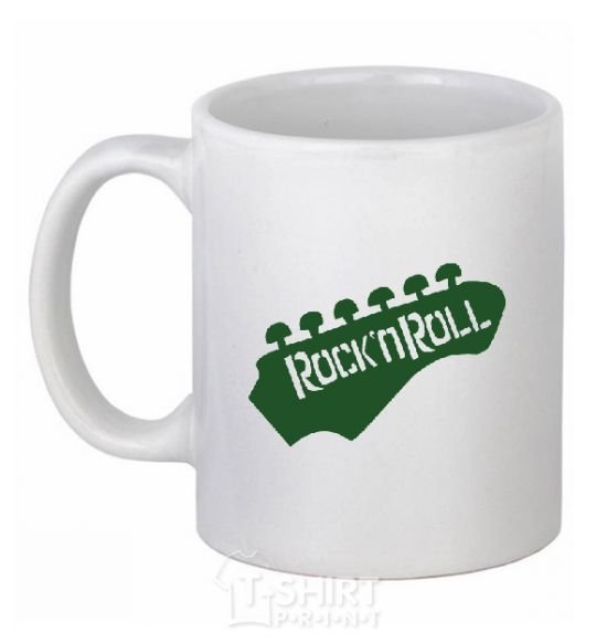 Ceramic mug ROCK-N-ROLL White фото