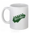 Ceramic mug ROCK-N-ROLL White фото