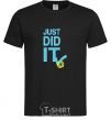 Men's T-Shirt JUST DID IT tick black фото