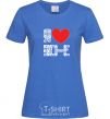 Women's T-shirt I LOVE the '90s royal-blue фото