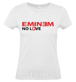 Women's T-shirt EMINEM White фото