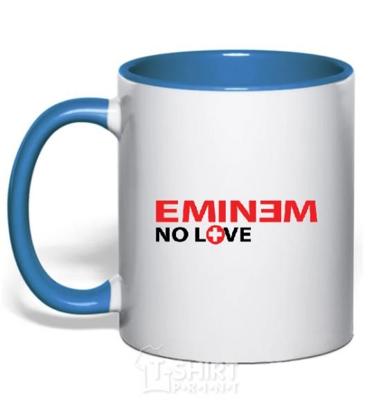 Mug with a colored handle EMINEM royal-blue фото