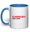 Mug with a colored handle EMINEM royal-blue фото