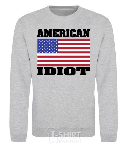 Sweatshirt AMERICAN IDIOT sport-grey фото