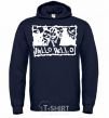 Men`s hoodie HELLO HELLO navy-blue фото