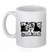 Ceramic mug HELLO HELLO White фото