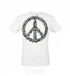 Men's T-Shirt PEACE White фото