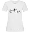 Женская футболка MRS. Белый фото