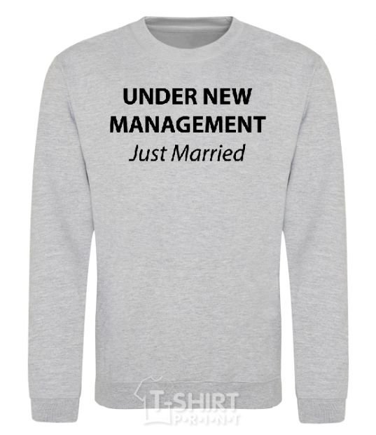 Sweatshirt UNDER NEW MANAGEMENT sport-grey фото