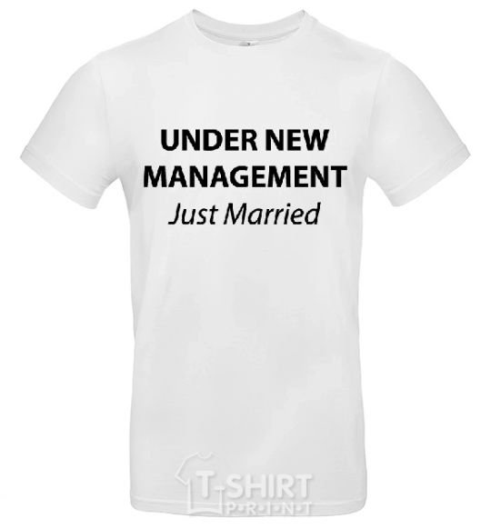 Men's T-Shirt UNDER NEW MANAGEMENT White фото