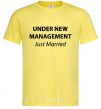 Men's T-Shirt UNDER NEW MANAGEMENT cornsilk фото