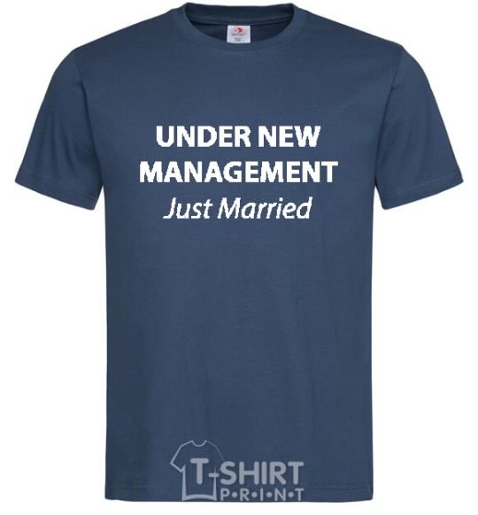 Men's T-Shirt UNDER NEW MANAGEMENT navy-blue фото