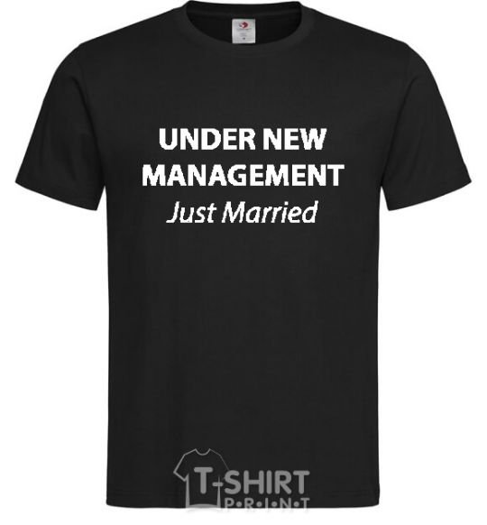 Men's T-Shirt UNDER NEW MANAGEMENT black фото