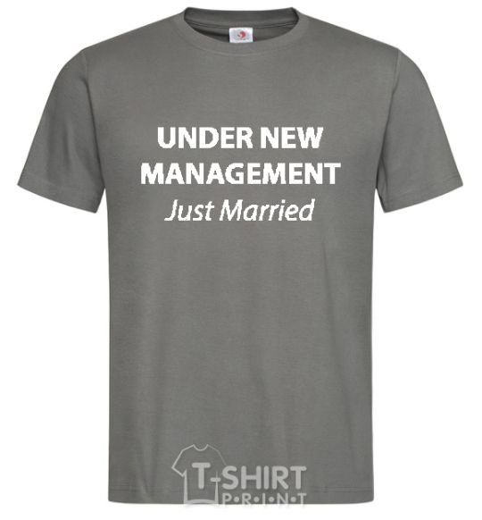 Men's T-Shirt UNDER NEW MANAGEMENT dark-grey фото