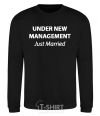 Sweatshirt UNDER NEW MANAGEMENT black фото