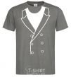 Men's T-Shirt SPIKE-TAIL dark-grey фото