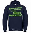 Men`s hoodie BACHELOR PARTY IN VEGAS... navy-blue фото