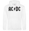 Men`s hoodie AC/DC White фото