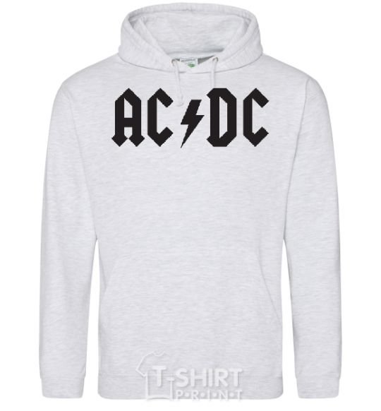 Men`s hoodie AC/DC sport-grey фото