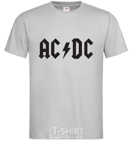 Men's T-Shirt AC/DC grey фото