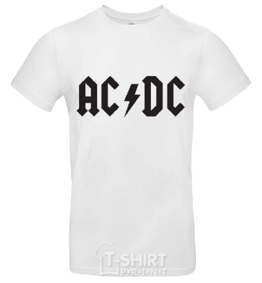 Men's T-Shirt AC/DC White фото